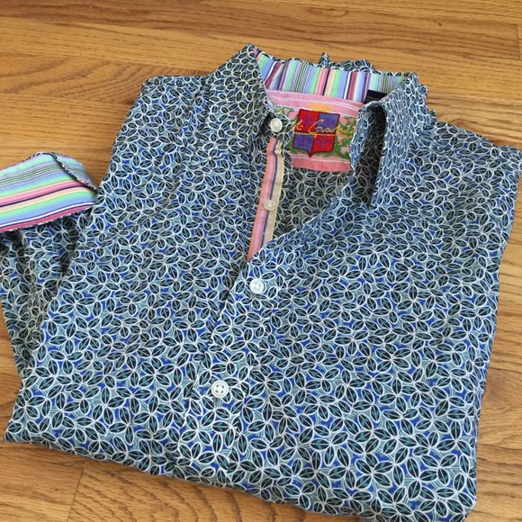 Robert Graham long sleeve shirt size XL - Picture 3 of 7